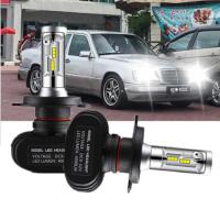 ราคา สำหรับ Mercedes W124 E Class 1993 1995 คู่หลอดไฟ 9003 H4 LED ไฟหน้า 80W 6000K สีขาว plug and play (20907250959)