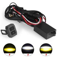 ราคา TCMT รถจักรยานยนต์ไฟตัดหมอกลวดสวิทช์สายรัดชุดจุดไฟ3 Wire Multipe กระพริบโหมด20เมตรช่วงการควบคุมอุปกรณ์เสริมไร้สาย M10 (21728807338)