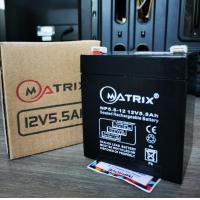 ราคา Batt แบต Battery UPS 5 5Ah 12V แบตเครื่องสำรองไฟ Matrix 12V SIZE 12V 5 5 Ah 7 x 9 x10 cm (21399681510)