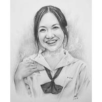 ราคา รับวาดภาพ ภาพเหมือน ภาพล้อเลียน สี ขาวดำ ไม่ใส่กรอบ สวยคม สมจริง รูปเหมือน ที่นี่เลย (11617474139)