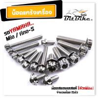 ราคา น็อตแคร้งเครื่อง FINO MIO S เลสแท้100 1ชุด 15ตัว ซ้าย ขวาม น็อตหัวเฟือง น็อตแคร้งฟีโน่ น็อตแคร้งมีโอ น๊อตแคร้งฟีโน่ น๊อตแคร้งmio น็อตชุด (21344045798)