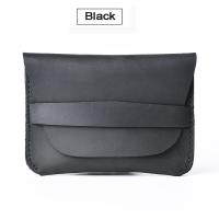ราคา MUNUKI Retro Crazy Horse Genuine Leather Mens Card Holder Full Handmade First Layer Cowhide Leather Coin Purse Minimalist Wallet Luxury Brown Coffee Black MC911 (15248985731)