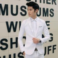 ราคา จัดส่งจากกรุงเทพฯ ชุดสูทสไตล์เกาหลีทรงเข้ารูป ชุดสูทผู้ชาย M 2XL เสื้อสูทผู้ชาย สูทผู้ชายเท่ห์ ผู้ชายชุด สูทธุรกิจเสื้อสูท (22419711135)