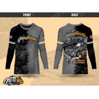 ราคา เสื้อพิมพ์ลาย รุ่น วัยรุ่นสร้างตัว แขนยาว เสื้อแขนยาว กันลม เสื้อบอล เสื้อกลุ่ม เสื้อกีฬา ออกกำลังกาย ราคาถูก เสื้อยืดผู้หญิงระบายอากาศฤดูร้อนท็อปส์ซูเสื้อเชิ้ตแขนยาวคอ O สำหรับผู้หญิง (22312482039)
