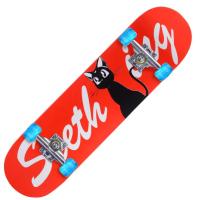 ราคา แฟชั่นสเก็ตบอร์ด สเก็ตบอร์ด 80cm สเก็ตบอร์ด 4 ล้อ แข็งแรง ล้อPU กระพริบ ยืดหยุ่นสูงทนต่อการสึกหรอ5A สเก็ตบอร์ดแฟชั่น ฟรี กระเป๋าสเก็ตบอร์ด (22373973558)