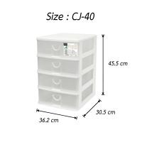 ราคา KEYWAY กล่องลิ้นชักเก็บเอกสาร ใส่กระดาษ A4 4 ชั้น ขนาด 30 5 x 36 2 x 45 5 cm No CJ 40 (21702892769)