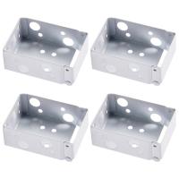 ราคา 4 Pieces Blind Brackets 2 Inch Low Profile Box Mounting Bracket for Headrail White (22096661656)