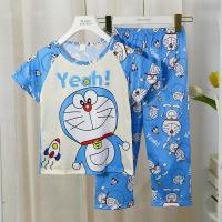 ราคา Sanrio Kuromi Cinnamoroll ชุดนอนผ้าบางฤดูร้อนแขนสั้นน่ารัก2ชิ้นชุดนอน กางเกงขายาว Pakaian Rumahan (21561020012)