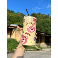 ราคา แก้วเยติ แก้วเก็บความเย็น 600ML มีหลอดดูด ทรงกระบอก ลวดลายดอกไม้ เกาหลี พร้อ ส่งแก้วเก็บความร้อน เย็น งาน DIY ลายการ์ตูน น่ารักมากๆ ขนาด (22352614622)