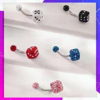 ราคา จิวสะดือ จิวใส่สะดือ เครื่องประดับร่างกาย สีเงิน ประดับด้วยคริสตัลแท้ ขนาดก้าน 1 6 ก้านยาว 8 มิล มาตรฐาน สินค้าเกรดพรีเมี่ยม (22314708672)