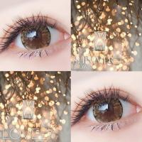 ราคา คอนแทคเลนส์ Shimmer Brown Gray Lovelylens ขนาดบิ๊กอาย (21606653643)