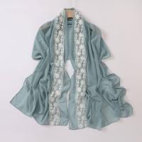 ราคา Jifang ผ้าคลุมไหล่ผ้าพัชมีนาบับเบิ้ลสำหรับตกแต่งลูกไม้ลายดอกปักลายดอกไม้ผ้าคลุมไหล่ฮิญาบมุสลิม WC26ฟูฟ่ง (21962131456)