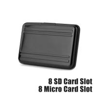 ราคา พร้อมส่ง กล่องการ์ด กล่องใส่เมมโมรี่การ์ด กล่องเก็บ sd card หลายสี Memory Card (21231273445)