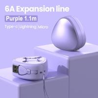 ราคา 120W Android fast charger cable 3 in 1 charging cable fast charger for Android charger cord for Android micro USB charger type C iPhone charger fast charger Android original charger fast charging Andr