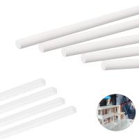 ราคา 2 50pcs ABS round Square solid rod plastic white welding rod DIY house sand table model building stick tool (19782064439)