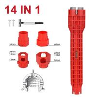 ราคา ประแจขันน็อตพลาสติกใต้อ่างอเนกประสงค์ ประแจข้าง ปากตาย บล็อกขันก๊อก สายน้ำดี ขันใต้อ่างล้างจาน ประแจขันก๊อก (21656104208)