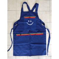 ราคา ผ้ากันเปื้อนสกรีนยิ้มมี5กระเป๋า3ช่องซิบ (20879428131)