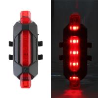 ราคา จักรยานด้านหน้าและด้านหลังโคมไฟชุด USB LED ชาร์จไฟหน้าด้านหลังไฟท้ายไฟเตือนกันน้ำคืนขี่จักรยานจักรยานแสงอุปกรณ์จักรยาน (12652022004)