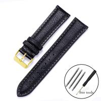 ราคา Qinband นาฬิกาข้อมือสายหนังสายรัดข้อมือสากลอะไหล่สายรัดข้อมือแบบมีหัวเข็มขัดอุปกรณ์เสริม16Mm 18Mm 20Mm 22Mm (17835196729)