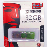 ราคา แฟลชไดร์ฟ Flash Drive 32GB Kingston Portable Metal DT101 USB (22313097003)
