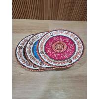 ราคา ถาดสี่เหลี่ยมลายแขก ถาดสี่เหลี่ยม ถาดวงรีลายแขก ถาดวงรี ถาดวงกลม พร้อมส่ง (21011410079)