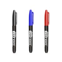ราคา 3ชิ้นหัวเดียวปากกามาร์กเกอร์ ไม่ Erasable กันน้ำสายเบ็ดปากกาเด็กวาดปากกา สีแดงสีฟ้าและสีดำตัวเลือกสีปากกามาร์กเกอร์เครื่องใช้สำนักงานโรงเรียน (15043494163)