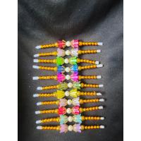 ราคา หูตะกร้า หูกระเป๋า ตกแต่งเหรียญโปรยทาน ลูกปัดสีสันสดใสและสีทอง จำนวน 10ชิ้น (21736798600)