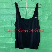 ราคา สายเดี่ยวสีดำ สีพื้น เสื้อซับใน เสื้อมือสองสาวอวบ (22338321490)