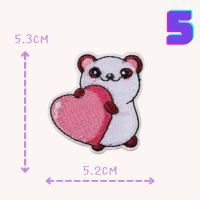 ราคา 10บาททุกชิ้น DIY ตัวรีดติดเสื้อ อาร์มติดเสื้อ ลายกระต่าย และสุนัข งานปัก รีดติดผ้าได้เลย ติดง่ายมากๆค่ะ (18230429842)