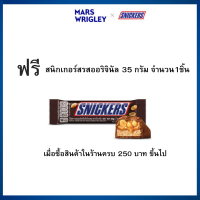 ราคา ของแถมห้ามสั่งซื้อ Snickers สนิกเกอร์สรสออริจินัล 35 กรัม จำนวน1ชิ้น (22443976093)