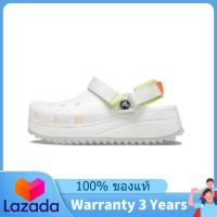 ราคา ของแท้พิเศษ Crocs Classic Hiker Ikat Clogs White Shoes Non Slip Thick Sole Beach Sandals 206772 100 The Same Style In The Store (22409891502)