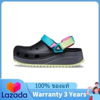 ราคา ของแท้พิเศษ Crocs Classic Hiker Ikat Clogs Black Blue Yellow Shoes Non Slip Thick Sole Beach Sandals 206772 0C4 The Same Style In The Store (22409911563)