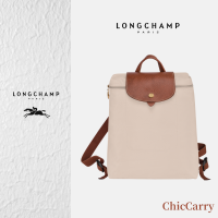 ราคา ของแท้ LONGCHAMP LE PLIAGE ORIGINAL M BACKPACK กระเป๋าเป้ พับเก็บได้ กันน้ำ ไนลอน สะพายหลัง White (21827715121)