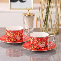ราคา ถ้วยกาแฟและจานรอง WEDGWOOD Bone China ชุดจานรอง2ถ้วยและ2ชิ้นอาหารเช้าชายามบ่ายของขวัญวันเกิดที่ไม่ซ้ำกัน (20668680322)