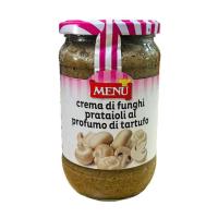 ราคา MENU Cream Of Champignons Truffle 640g ครีมเนื้อเห็ดแชมปิยองเข้มข้น ผสมกับเห็ดทรัฟเฟิล ขนาด 640 กรัม นำเข้าจากอิตาลี (9799797344)