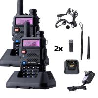 ราคา 1 2 4PCS Baofeng BF UV5R Walkie Talkie วิทยุสื่อสาร อุปกรณ์ครบชุด พร้อมแบตเตอรี่ เครื่องส่งรับวิทยุ มือถือเครื่องส่งรับวิทยุพลเรือน โรงแรมเครื่องส่งรับวิทยุ (22319540876)