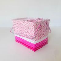 ราคา ตะกร้าสี่เหลี่ยม ตะกร้าสานเส้นพลาสติก ขนาดกลาง ไม่มีฝาปิด มีช่องแบ่งด้านใน3ช่องกลาง ขนาดกว้าง 21 ยาว 28 สูง23 CM สานเส้นพลาสติก ตระกร้าปิคนิค (21390503885)