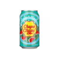 ราคา Chupa Chups Sparkling Drink Watermelon 345 ml 6 can จูปา จุ๊ปส์ เครื่องดื่มน้ำผลไม้อัดก๊าซ รสแตงโม 6 กระป๋อง (22381704313)