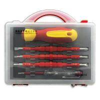 ราคา ชุดไขควงไฟฟ้าหุ้มฉนวน 5 in 1 insulated multifunctional screwdriver with pen and magnetic electrician insulated screwdriver tool set (21994996440)