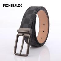 ราคา New Genuine Leather Mens Leather Belts Classic Business Buckle Leather Belts Leather Belts Luxury Belt Designers Men (19851139722)