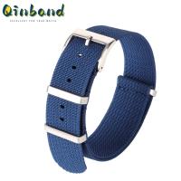 ราคา Qinband ไนลอน NATO สร้อยข้อมือนาฬิกาสำหรับ Seiko นาฬิกาอุปกรณ์เสริมทหาร Universal สำหรับ Seiko สร้อยข้อมือไนลอน20มม 22มม ถัก Ribbed นาฬิกา (16187502398)