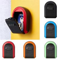 ราคา Key Safe Box Weatherproof 4 Digit Combination Outdoor Key Security Storage Case Key Lock Box Wall Mounted (21686170463)