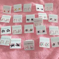 ราคา ต่างหู ต่างหูเงิน ต่างหูเงินแท้92 ยกโหลคละลาย พร้อมส่ง (15394954543)