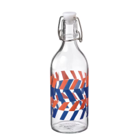 ราคา ขวดน้ำอิเกียขวดแก้วมีจุกล็อก 2 ขนาดให้เลือก จุกอุดปิดแน่น กันน้ำหก (21228627692)