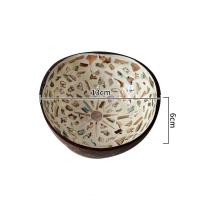 ราคา ถ้วยกะลามะพร้าว Size 5นิ้ว ชามกะลามะพร้าว ถ้วยสมูทตี้โบลว์ ภาชนะใส่อาหารแบบรักษ์โลก Coconut shell bowl (22416502860)