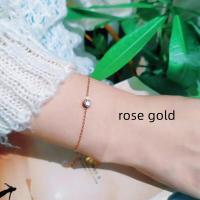 ราคา OYJR สร้อยข้อเท้าสแตนเลสแท้ จี้เพชรเล็กๆ สร้อยข้อเท้าแฟชั่นสำหรับผู้หญิง (21921667721)