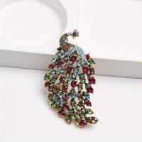 ราคา เข็มกลัดคริสตัลขนนกยูงสง่างามชุดเสื้อโค้ทสตรีลำลองดีไซน์แบบวินเทจเครื่องประดับช่อดอกไม้ (21834965325)