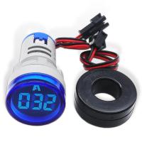 ราคา 22Mm หลอดไฟ Led เครื่องทดสอบน้ำมันเบรกดิจิตอลเครื่องวัดกระแสไฟดิจิตอลแอมแปร์0 100A Amp เมตร AC101 22AM (18801616066)