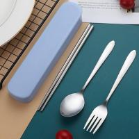 ราคา ช้อนส้อมพกพา ช้อนส้อม กล่องใส่ช้อน ชุดช้อนส้อม ชุดช้อนแบบพกพา ชุดช้อนส้อมสแตนเลส กล่องช้อนส้อม (10481044821)