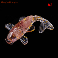 ราคา MG หินคริสตัลกรวดนำโชครูปปั้นปลา KOI เรซิ่นขนาดเล็กควอตซ์แฟนซีรูปปั้นปลาคาร์พตกแต่งบ้านของขวัญประดับโต๊ะ (22092184559)